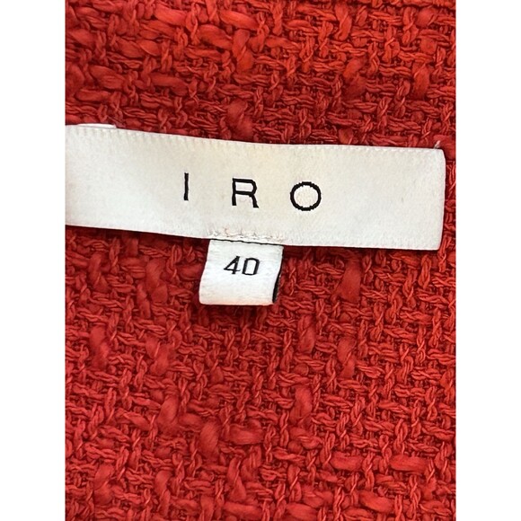 IRO 2 Pc Shirt & Jacket Set (France Sz 40/US Sz 8) Jacket Sz 40/Shirt Sz 42 - Picture 7 of 9